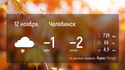 На Южном Урале прогнозируют снегопады