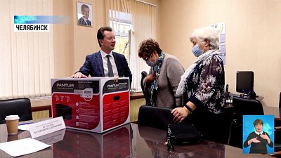 Совету ветеранов вручили принтер для работы