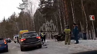 Массовая авария между Миассом и Чебаркулём попала на видео