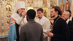 Студент из Анголы принял православие в Челябинске