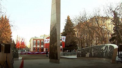 В Челябинске открыли стелу «Город трудовой доблести»