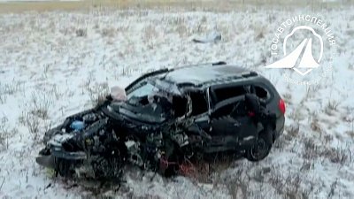 Тройное ДТП в Чесменском районе: оперативная съёмка ГИБДД