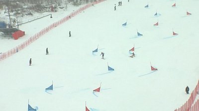 На озере Банное прошел Этап Кубка мира по сноуборду