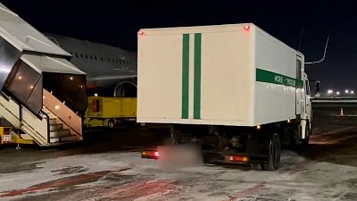 Видео экстрадиции предполагаемого главаря банды мошенников появилось в соцсетях