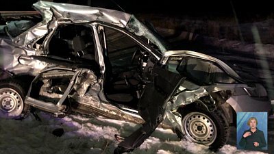 Водитель иномарки погиб в ДТП на трассе