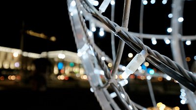 Новогодняя иллюминация в Челябинске