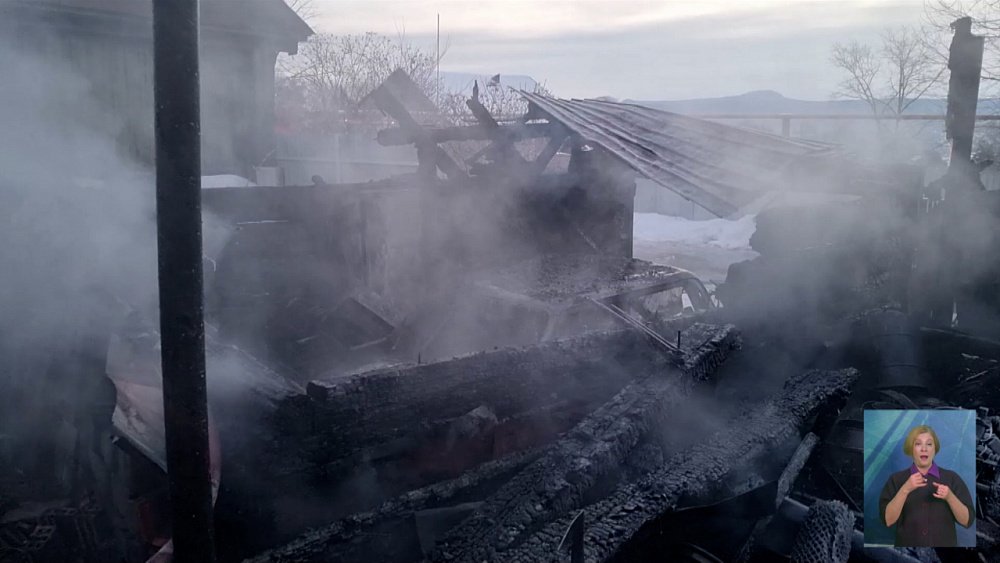 В Златоусте сгорел частный дом