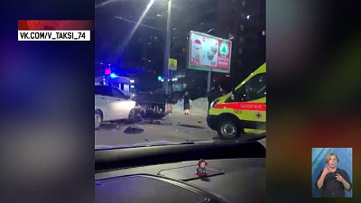 Иномарка влетела в ГАЗель в Челябинске