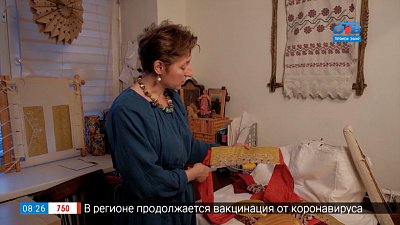 Вышивка «Сажение по бели» в рубрике «ПроРемесло»