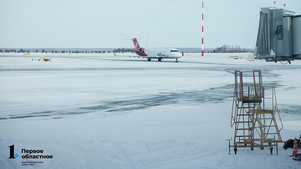 В аэропорту Челябинска задержали вылет девяти рейсов из‑за непогоды
