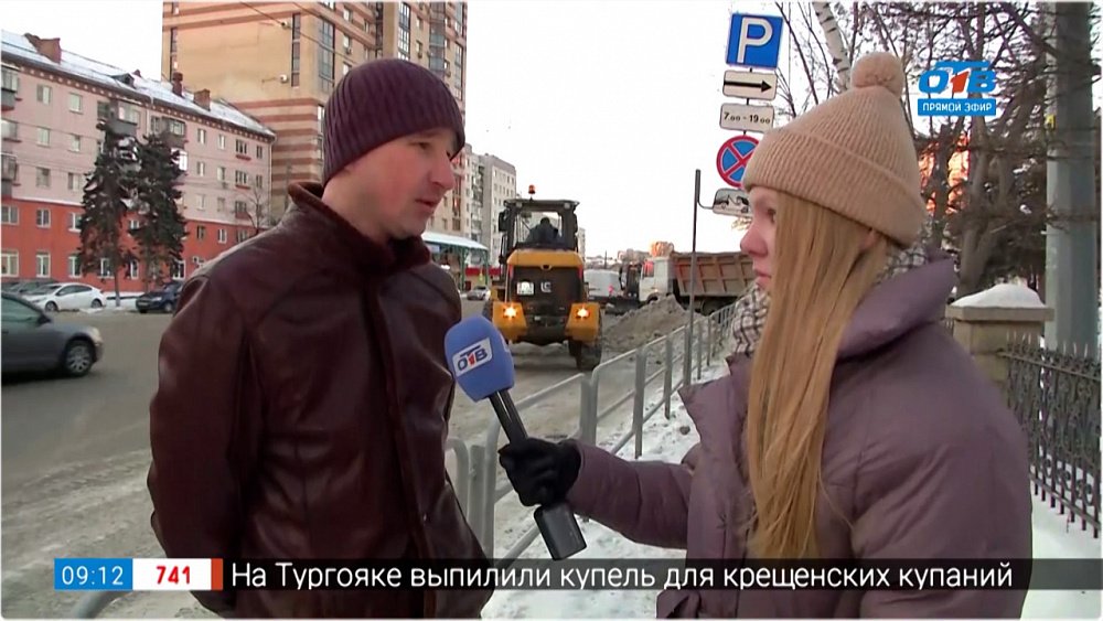Как убирают завалы снега в Челябинске — Прямое включение