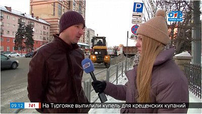 Как убирают завалы снега в Челябинске — Прямое включение