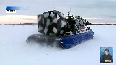 Как работает морской отряд зимой на Иртяше?