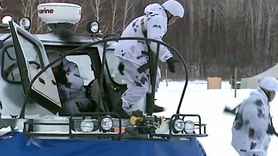 На озере Иртяш росгвардейцы морского отряда провели учения