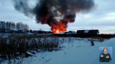 В Челябинске сгорел садовый дом