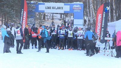 На озере Тургояк прошёл зимний забег