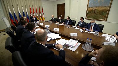 Алексей Текслер обсудил проект межуниверситетского кампуса с продставителями ВТБ