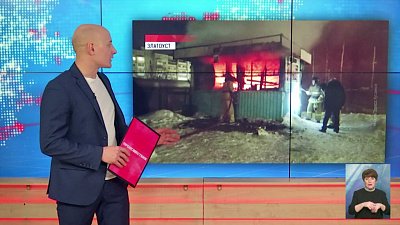 В Златоусте вспыхнул ларек