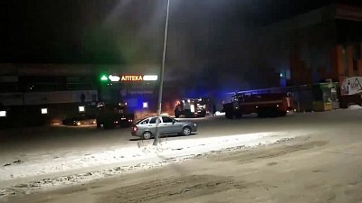 Пожар в магазине Златоуста попал на видео