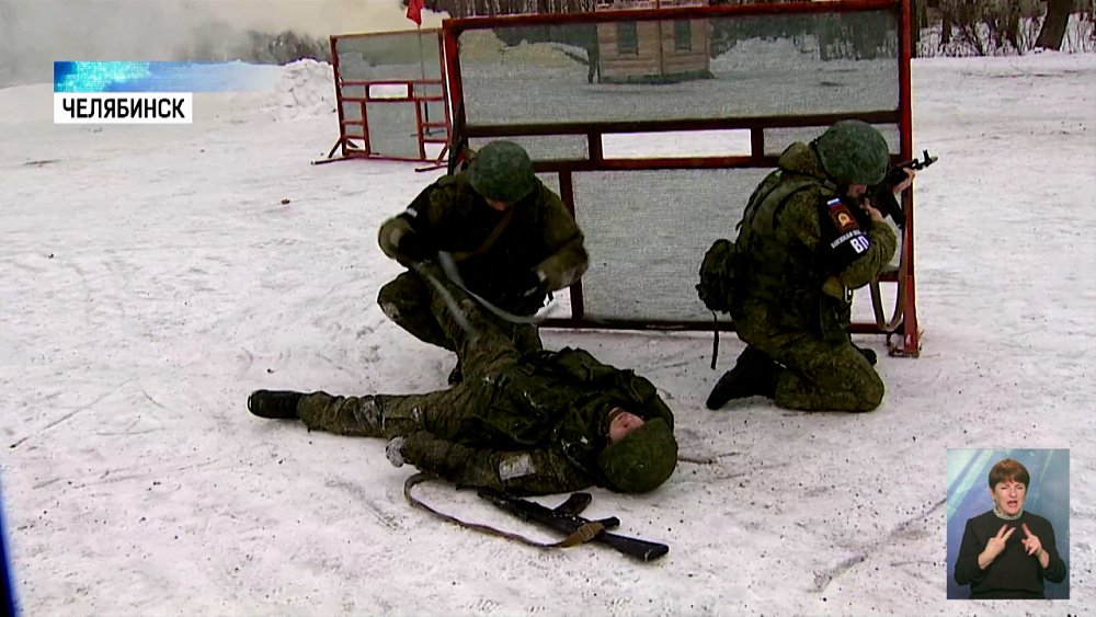 Офицеры и курсанты отработали тактику ведения боя