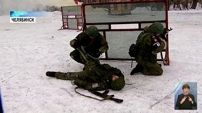 Офицеры и курсанты отработали тактику ведения боя