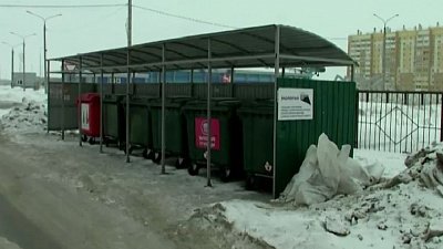 Южноуральск на 100% оснастили контейнерами для раздельного сбора мусора