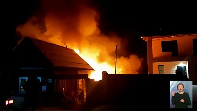 В поселке Тургояк произошел пожар