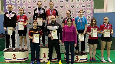 Челябинская спортсменка завоевала три медали на чемпионате России по настольному теннису