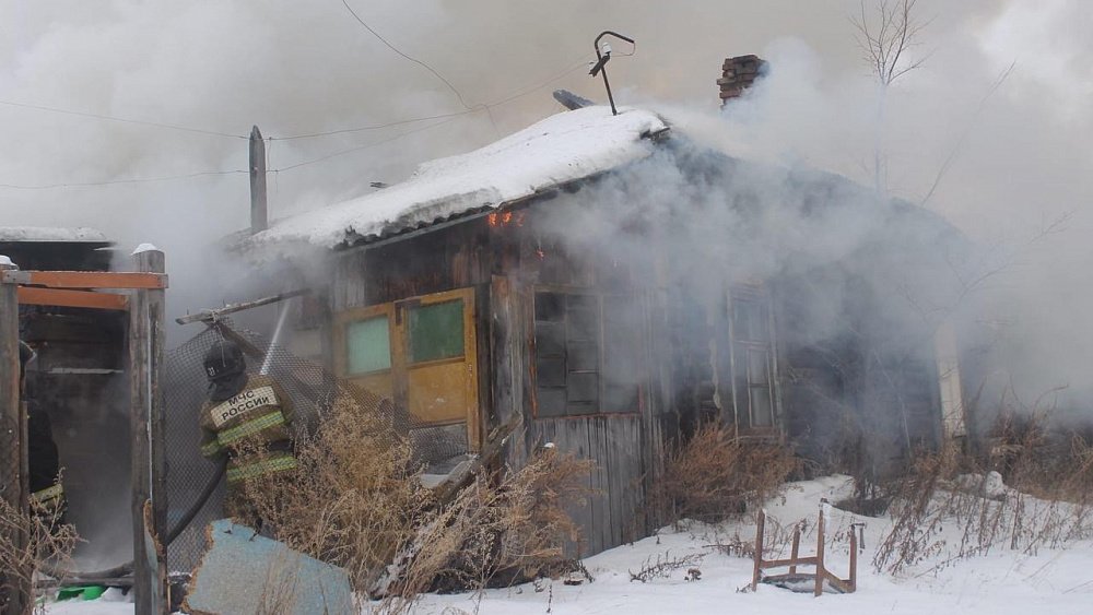 В Челябинской области сгорел частный дом