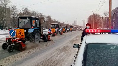 Сотрудники ГИБДД Челябинска рассказали о контроле уборки улиц