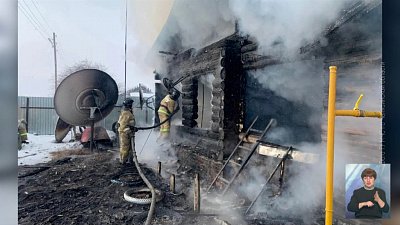 В Кунашакском районе дотла сгорел дом
