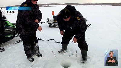 Рыбоохрана проводит ночной рейд на озере Аргази