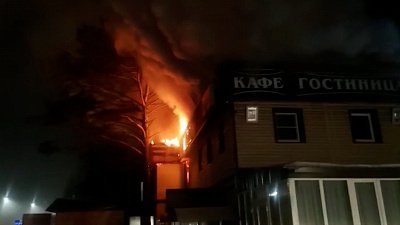 Полицейские спасли людей из пожара