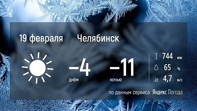 На Южном Урале будет ясно и прохладно