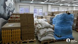 Первую машину с гуманитарным грузом из Челябинска отправили в Ростовскую область