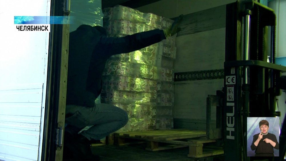 Машина с грузом отправилась в Ростовскую область