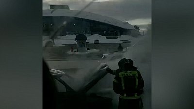 В Челябинске на ходу загорелся автомобиль