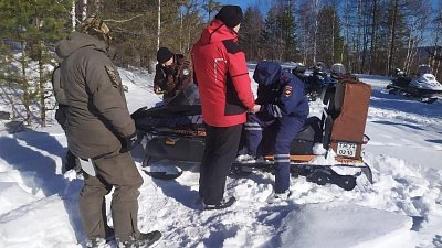 В Аршинском заказнике задержали катающихся на снегоходе посетителей