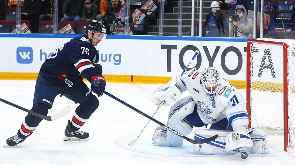 Магнитогорский «Металлург» одержал крупную победу над «Барысом» в Кубке Гагарина