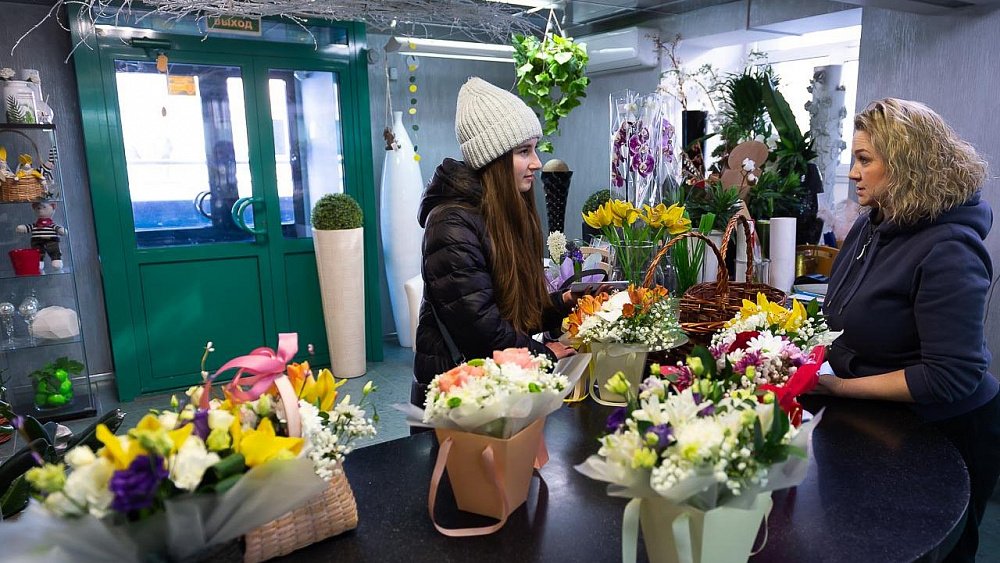 Накануне 8 Марта в Челябинске вырос спрос на флористов