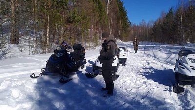 На Таганае задержали нарушителей на снегоходах