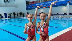 Челябинские синхронистки стали победителями всероссийских соревнований