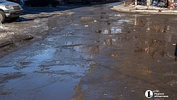 В Челябинске начали ямочный ремонт на дорогах