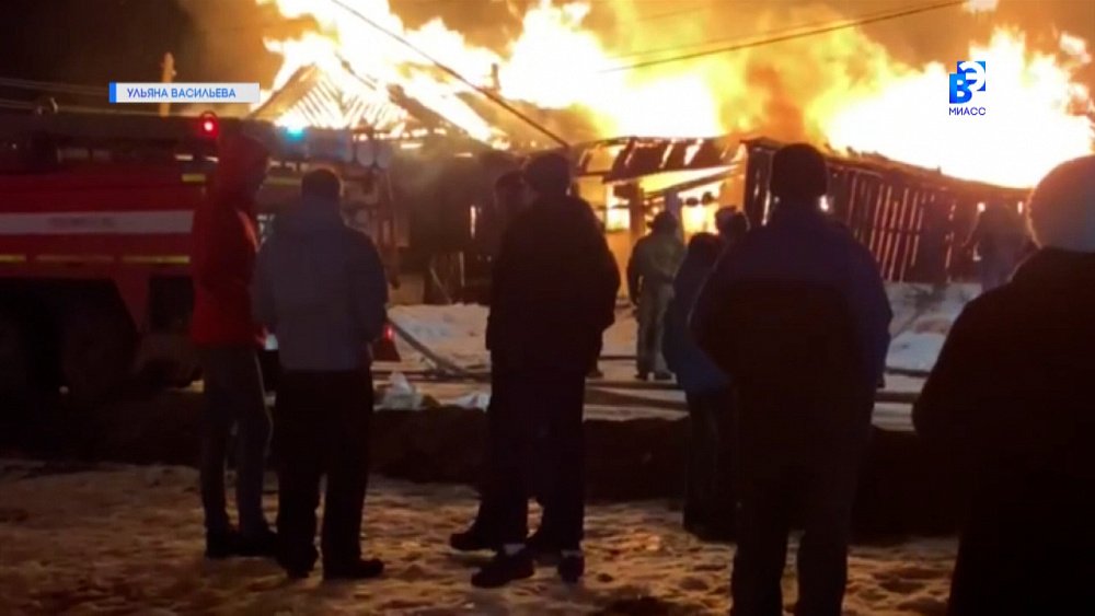 На улице Пионерской горел частный дом