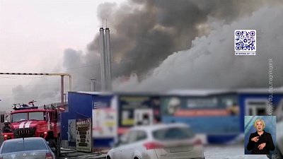 В Магнитогорске вспыхнули торговые ряды