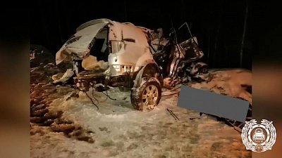 Видео страшной аварии в Башкирии появилось в соцсетях