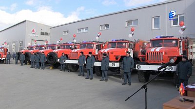 Миасс передал в регион новую пожарную технику