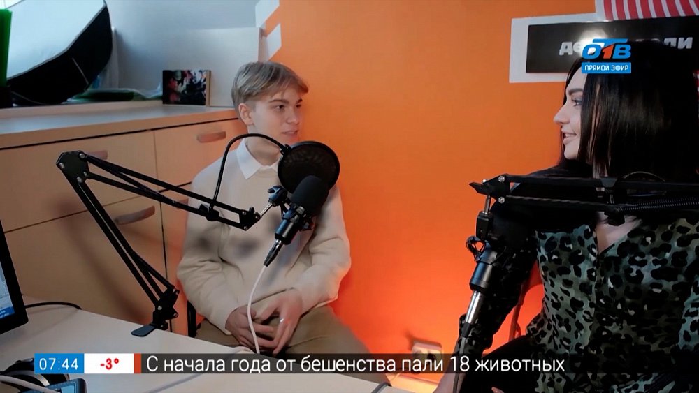 Подготовка к кастингу ведущих в сюжете «Недетские голоса»