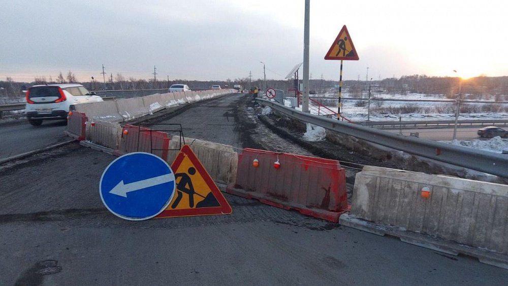 В Челябинске стартовал ремонт моста на Троицком тракте
