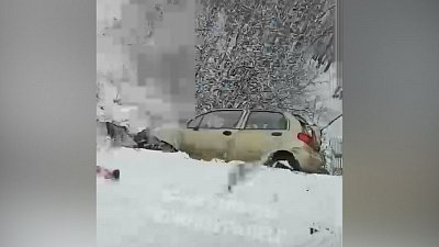 Видео последствий смертельного ДТП на трассе в Чебаркульском районе